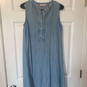LOFT Denim Dress Size Small
